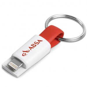 Ready-Charge 2-In-1 Connector Cable Keyholder - Red Only